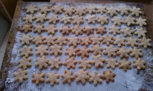 Throwing Stars.... or Linzer Tart cutouts?
